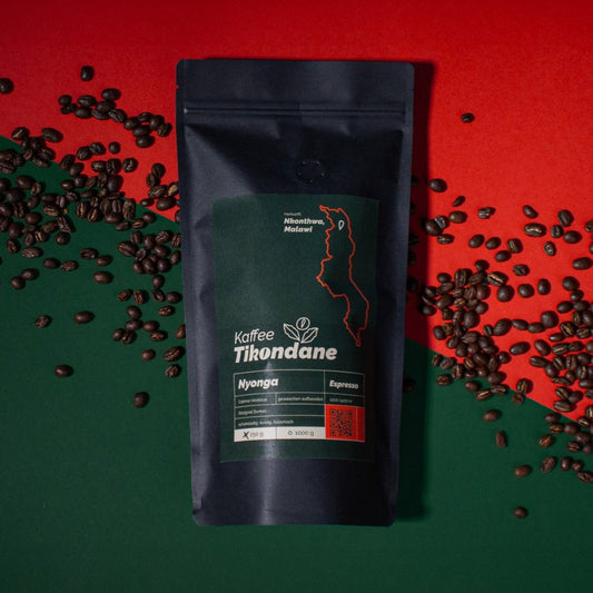Beutel Kaffeebohnen Nyonga aus Malawi in Aachen